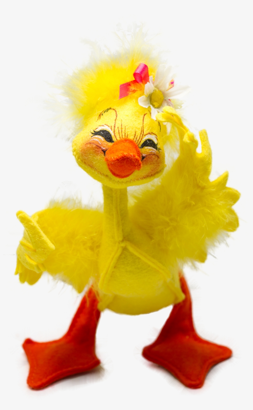 5" Easter Duck - Stuffed Toy, transparent png