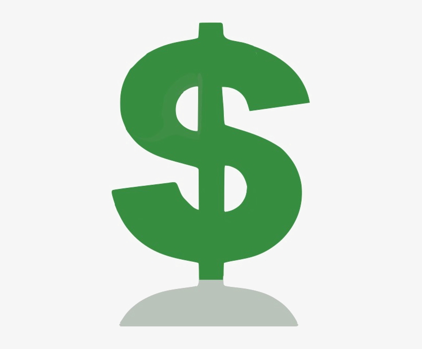 Green Dollar Free Png Image - Sparco 1870 Plastic Clipboard W Flat, transparent png