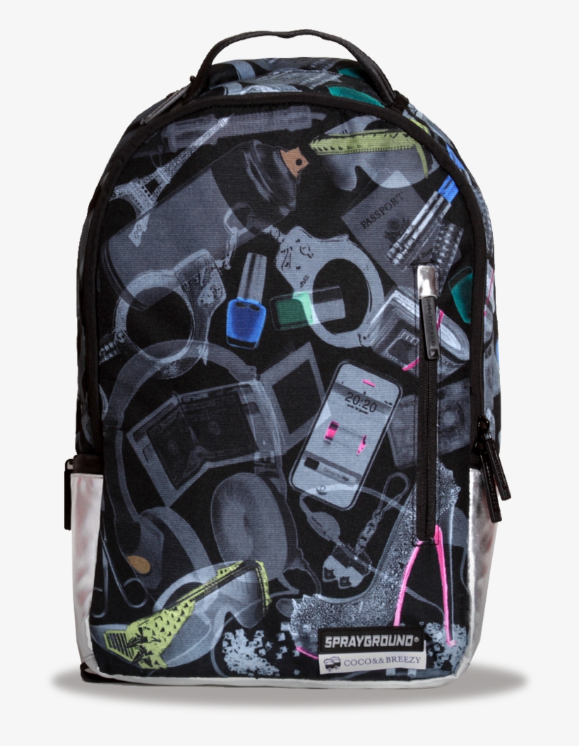 Camo Gray Grillz Backpack - Airport Bag X Ray, transparent png