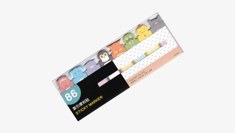 Cute Animal Sticky Labels / Tabs - Graphic Design, transparent png