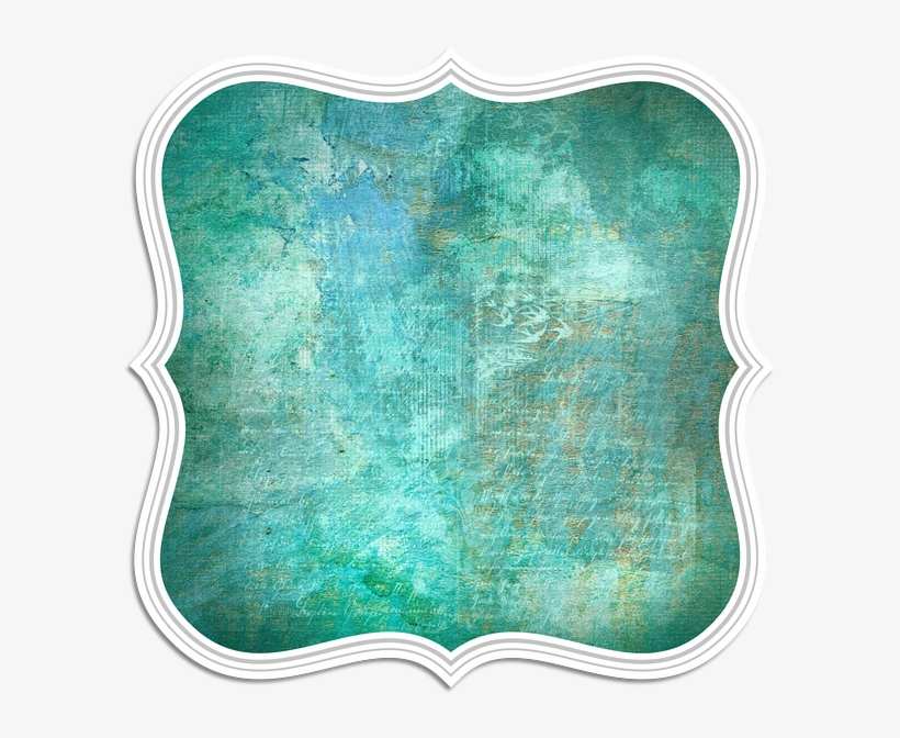 Vintage Labels Png - Chic Aquamarin Und Goldwatercolor-muster Mousepads, transparent png