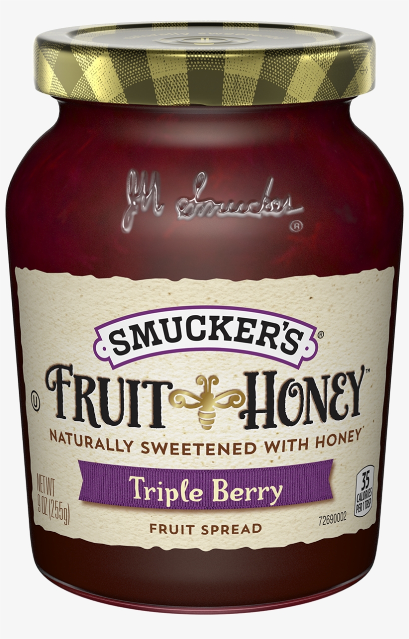 Fruit & Honey™ Triple Berry Fruit Spread - Smuckers Triple Berry Jelly, transparent png