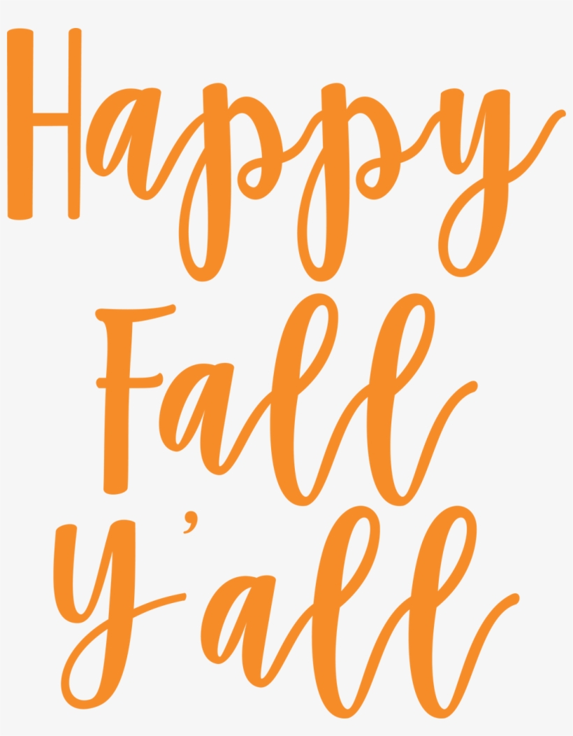 Happy Fall Y - Happy Fall Yall Svg, transparent png