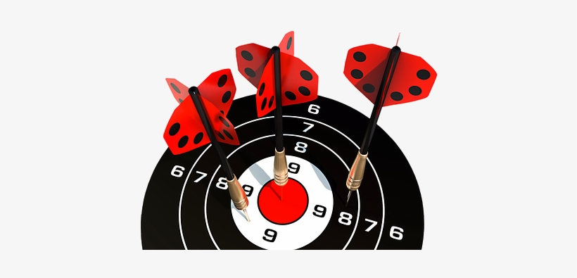 Collection Of Free Darted Clipart Target Dart - Hit Ratio, transparent png
