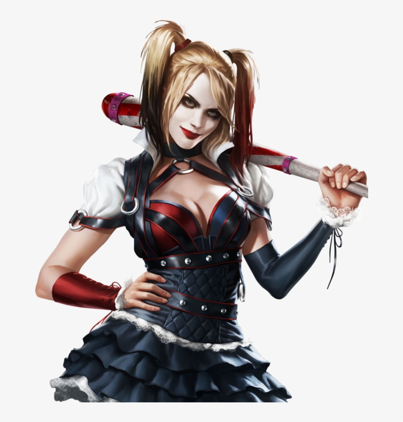 Harley Quinn Arkham Knight - Harley Quinn Game Costume, transparent png