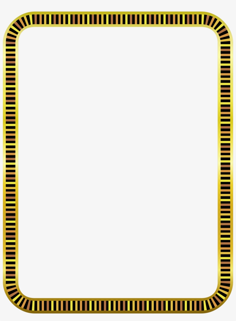 This Free Icons Png Design Of Gold Tracks Border, transparent png