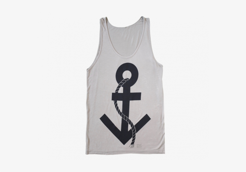 Trans Symbol Anchor Tank Top - Active Tank, transparent png