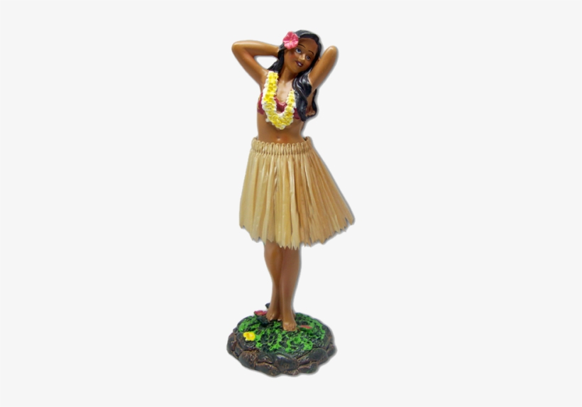 Girl In Hula Pose Is Sculpted By An Artist And Hand - Hula Doll, transparent png