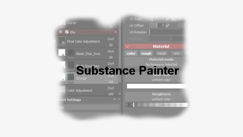 Substance Painter - Texture Mapping, transparent png