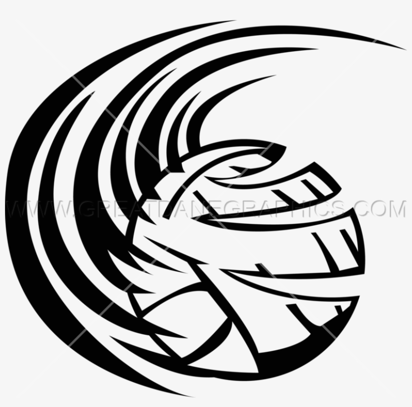 Volleyball Clipart Swoosh - Volleyball Swoosh, transparent png
