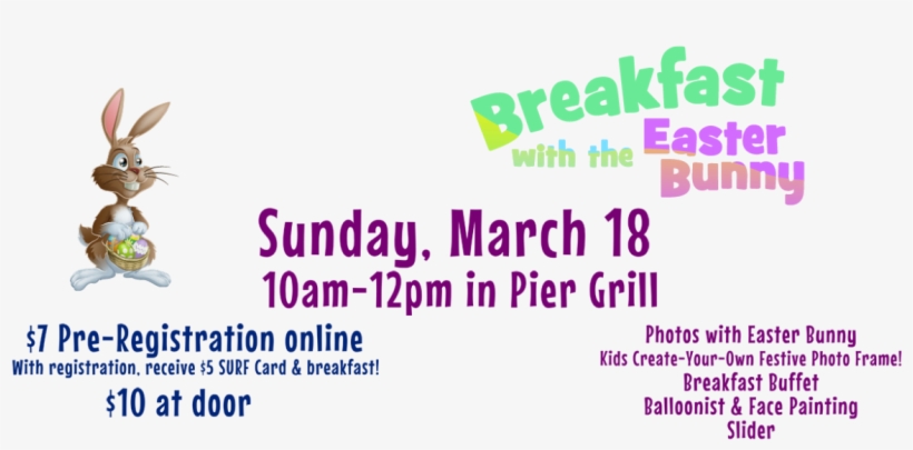 Easter Breakfast Web Slider Text - Easter Yard Decoration - Easter Bunnies, Egg Piles,, transparent png