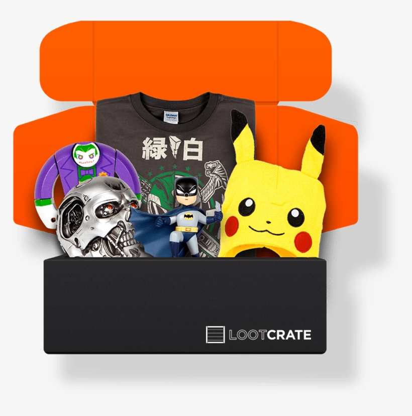 Loot Crate Is An Epic Monthly Subscription Box For - Open Loot Crate Box, transparent png