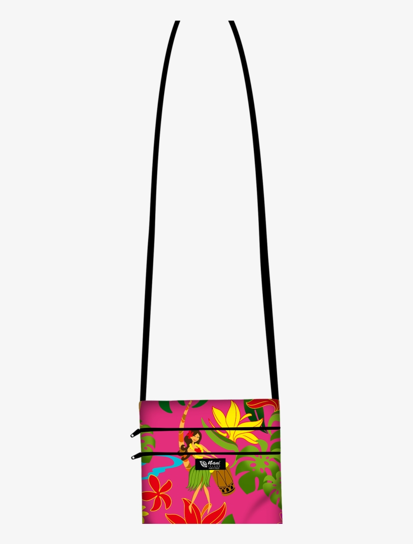 Hawaiian Hula Girl Passport M - Shoulder Bag, transparent png