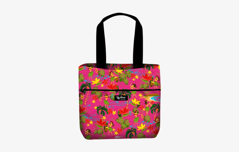 5h X 15w In - Luxury Hibiscus Reversible Tote Bag Assorted, transparent png