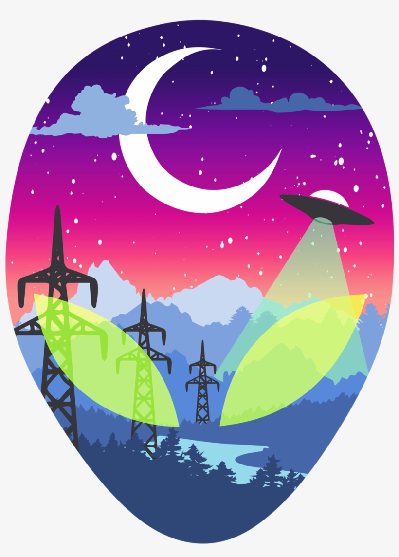 Alien Head Forest Copy - Extraterrestrial Life, transparent png