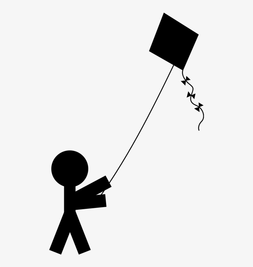 Clipart Info - Person Flying A Kite, transparent png