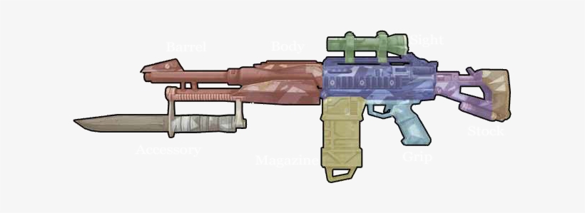 Weapon Components - Borderlands 2 Weapons Png, transparent png