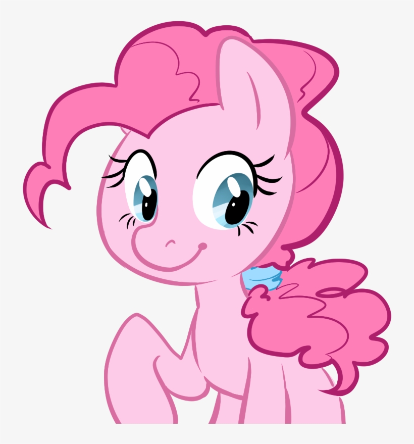 256544616-ponytail Pinkie Pie By Briskby - Cartoon, transparent png