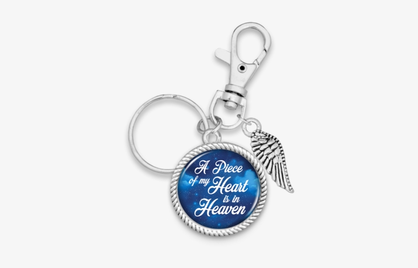Piece Of My Heart Starry Sky Wing Charm Key Chain - Let Your Dreams Take Flight Airplane Charm Key Chain, transparent png