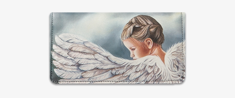 Expressions Leather Covers Angel - Engel, transparent png