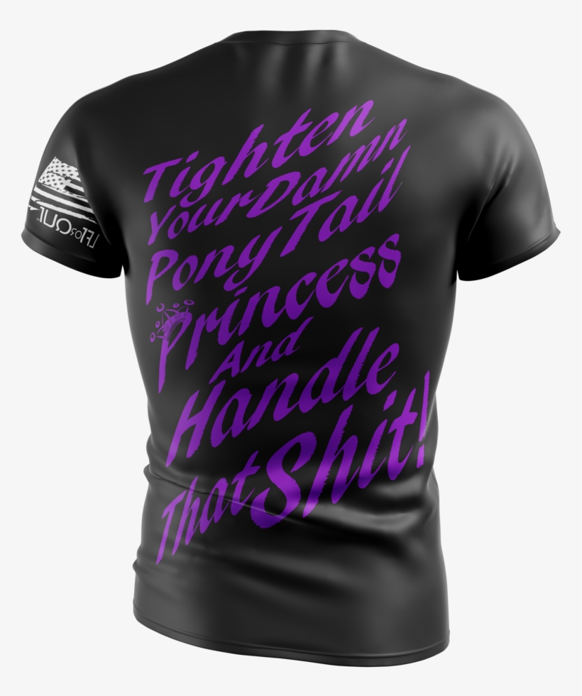 Women' S Tighten Your Ponytail - Active Shirt, transparent png