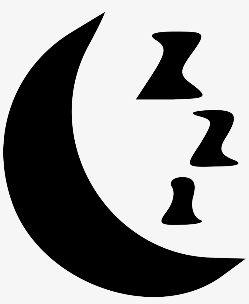 Moon Sleep Comments - Crescent, transparent png