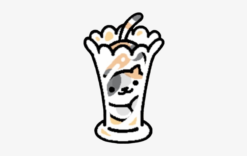Pasty In The Glass Vase - Neko Atsume Cat In Vase, transparent png