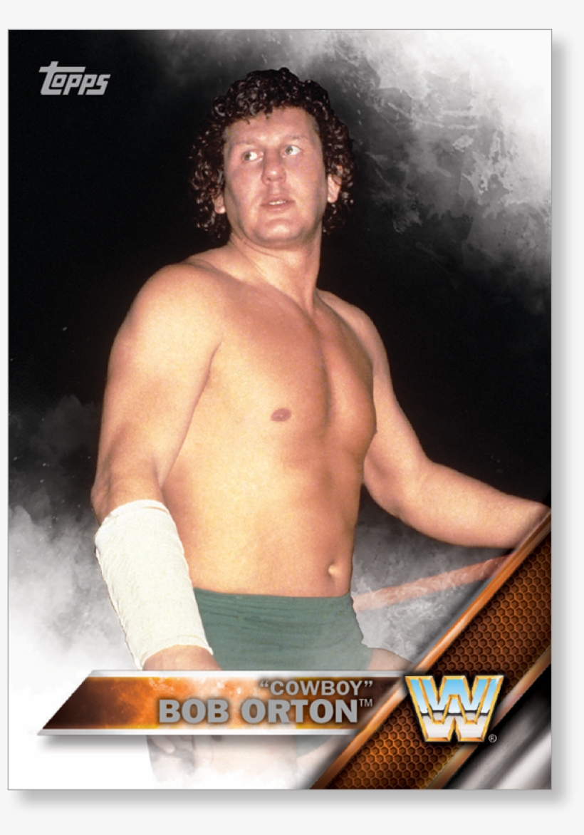 "cowboy" Bob Orton 2016 Topps Wwe Now, Then And Forever - 2016 Topps Wwe Base Cards Topps, transparent png