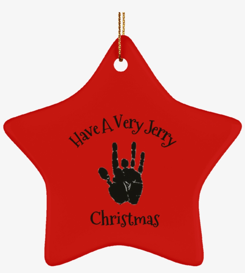 Have A Very Jerry Christmas Tree Ornament Ceramic Star - Cute Christmas Round Ornament, transparent png