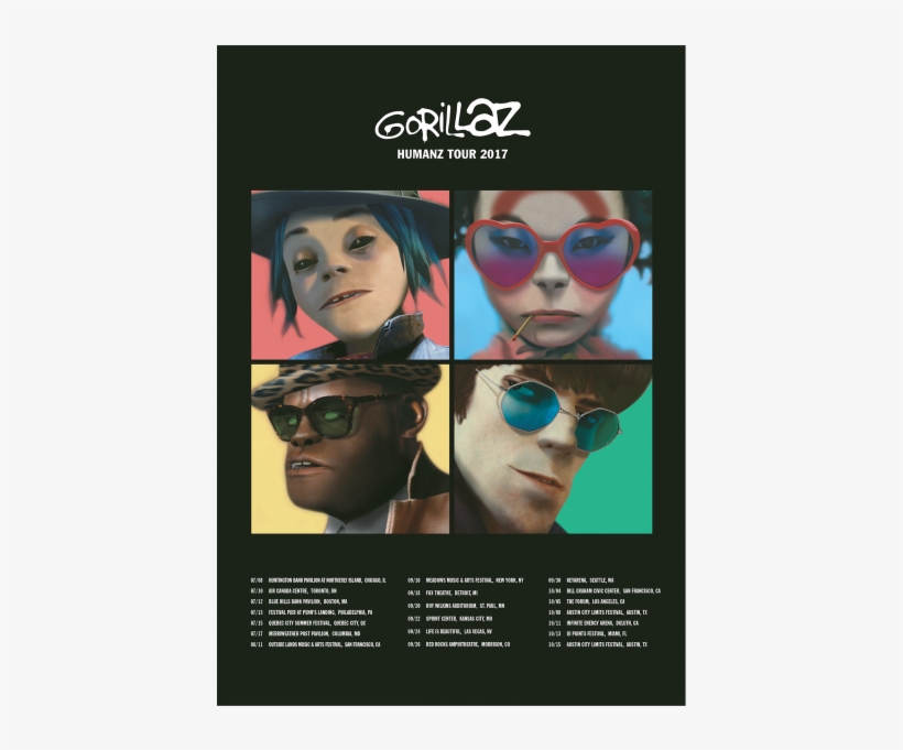 Click For Larger Image - Humanz (cd), transparent png