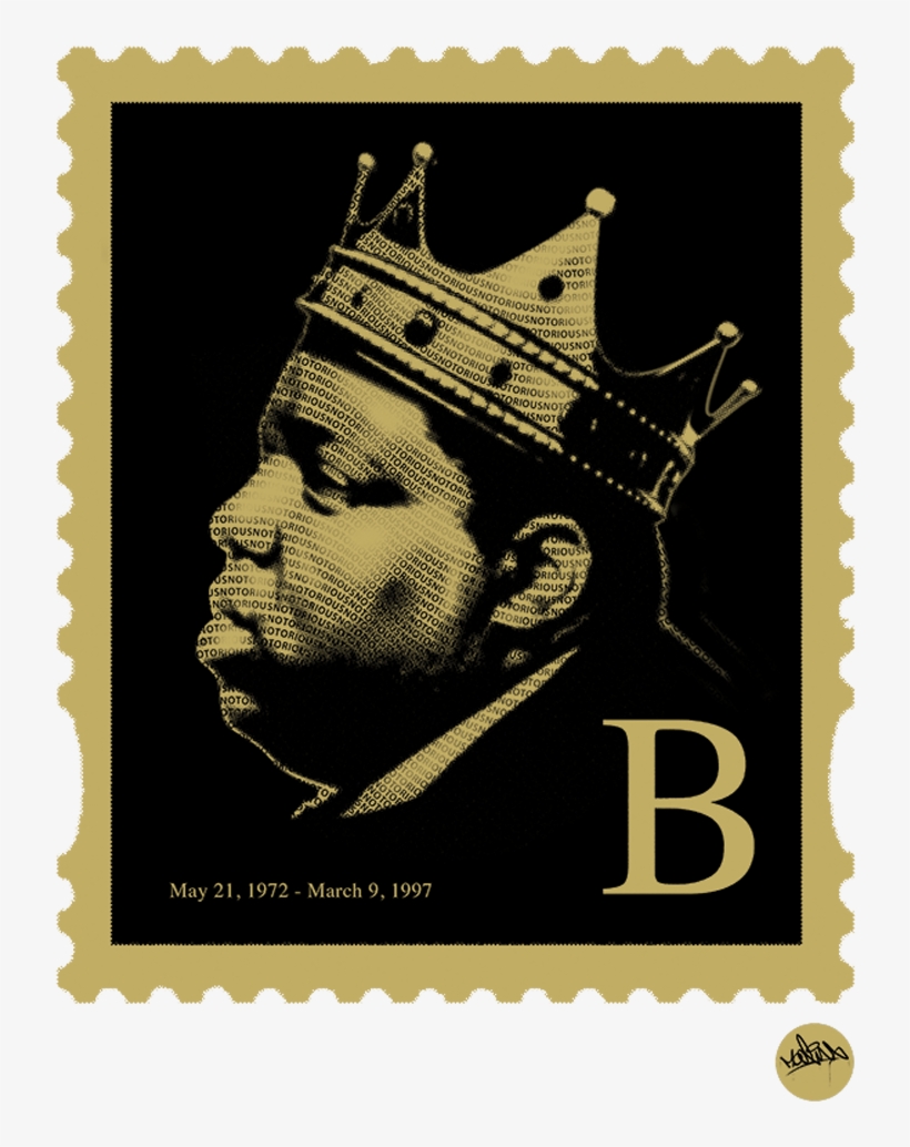 Biggie Stamp - Hip Hop Stamps, transparent png
