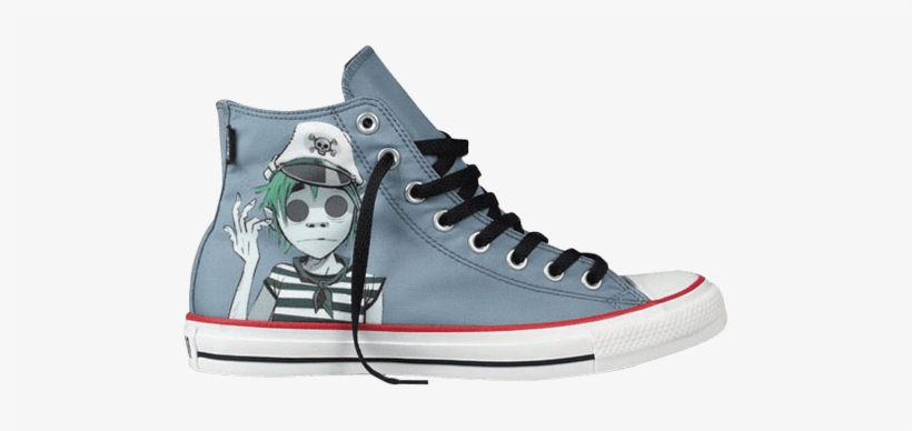 Ct All Star Hi Top Gorillaz 2d - All Star Sex Pistols, transparent png