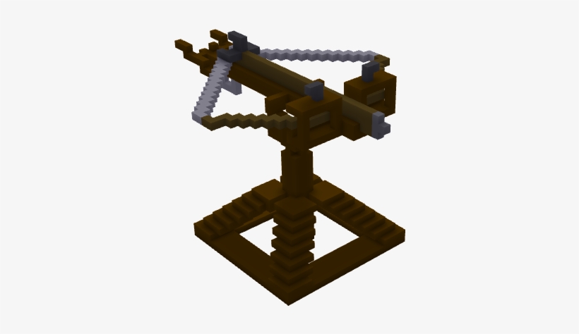 Qb - Voxel Ballista, transparent png