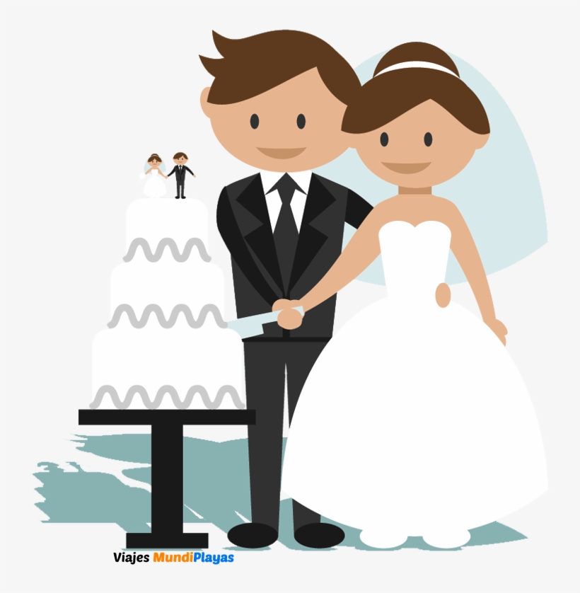 Bodas En Mundiplayas - Free Printable Cartoon Wedding, transparent png