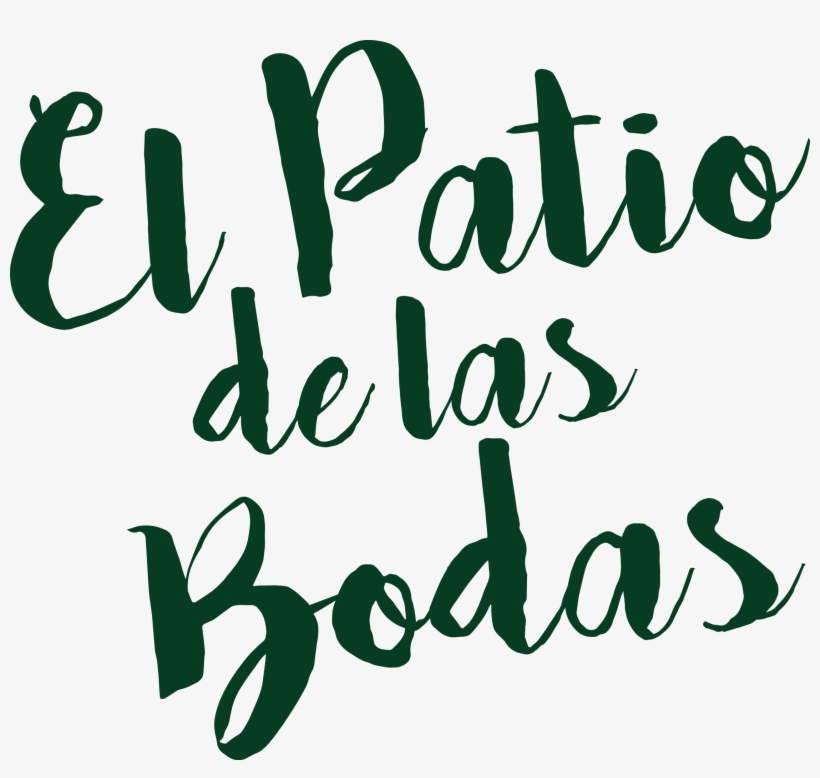 Patio De Las Bodas - Calligraphy, transparent png