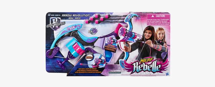 Nerf Rebelle Arrow Revolution - New Toys Shop For Girls 2018, transparent png