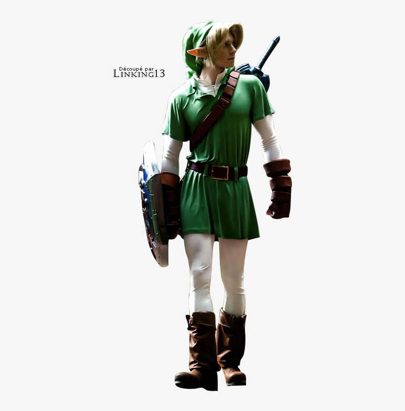 Link Ocarina Of Time Cosplay, transparent png
