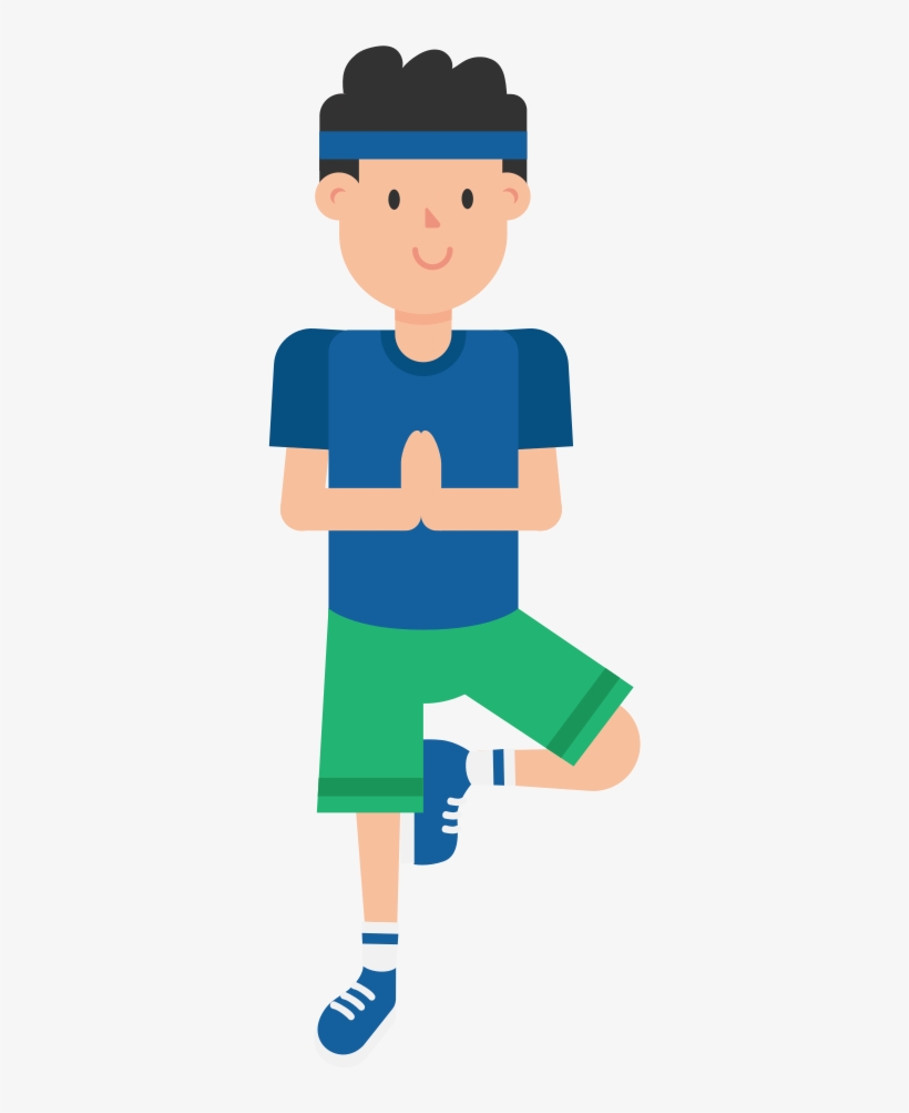 Open - Yoga Cartoon, transparent png