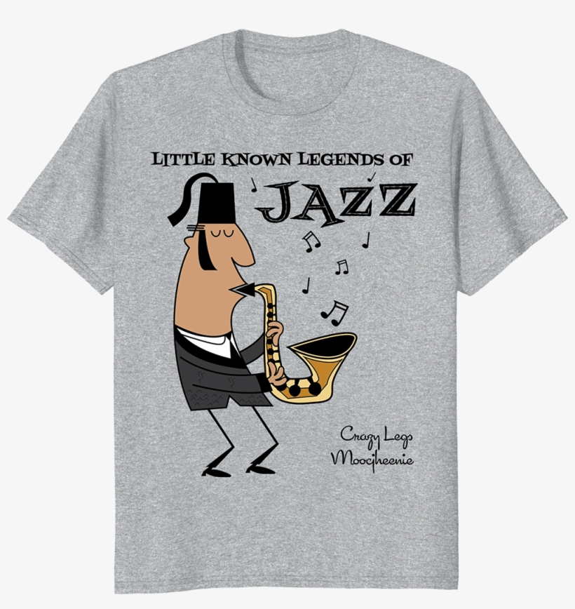 Cartoon Jazz T-shirt From Design Kitsch - Saxophone T Shirt, transparent png
