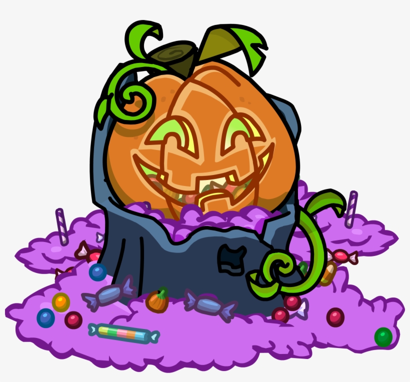 Trick Or Treat Pumpkin - Cartoon, transparent png