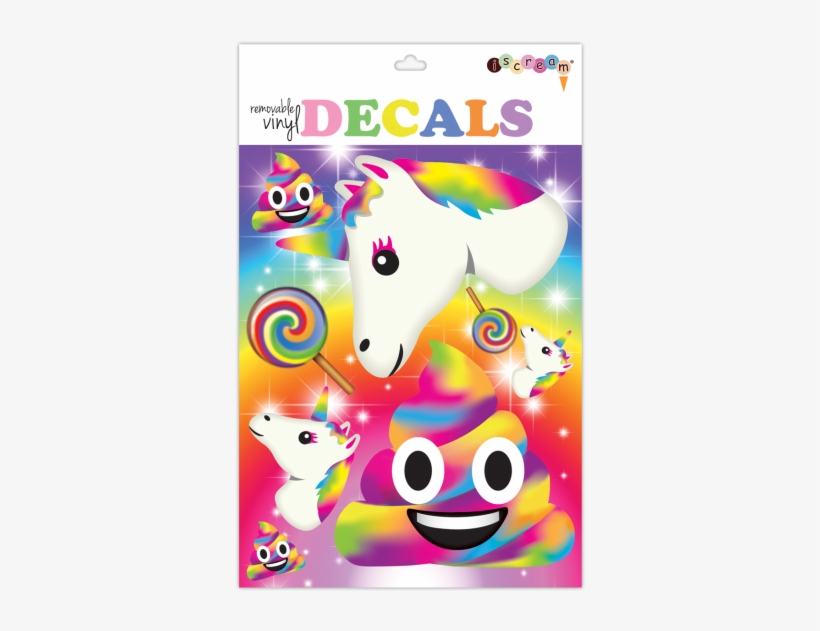 Rainbow Emoji Decals - Iscream Groovy Patches Sheet Of Repositionable Vinyl, transparent png