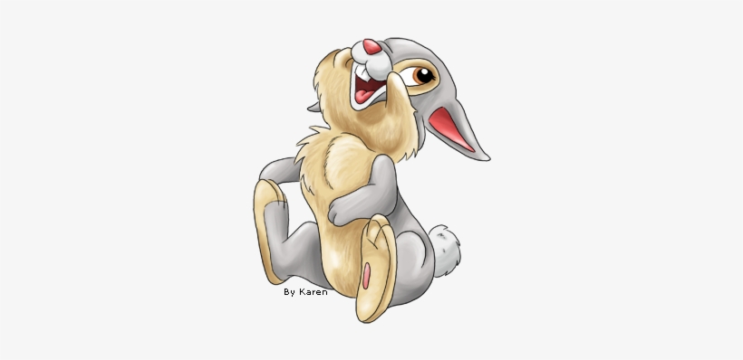 Thumper Free Png Image - Bambi And Thumper Png, transparent png