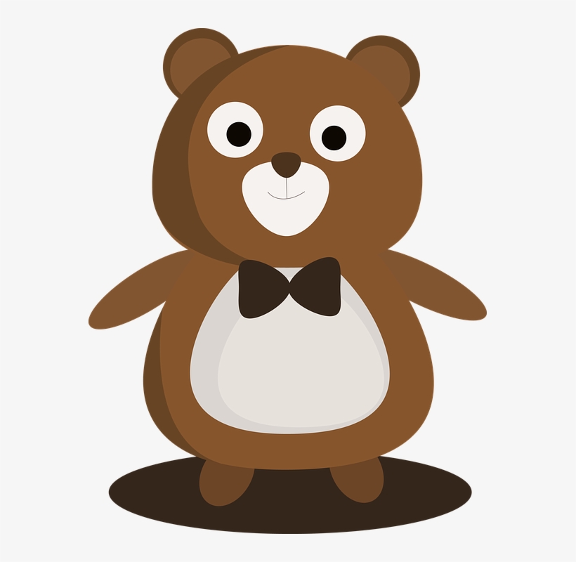 Picture Of A Cartoon Bear - Bear Cartoon, transparent png