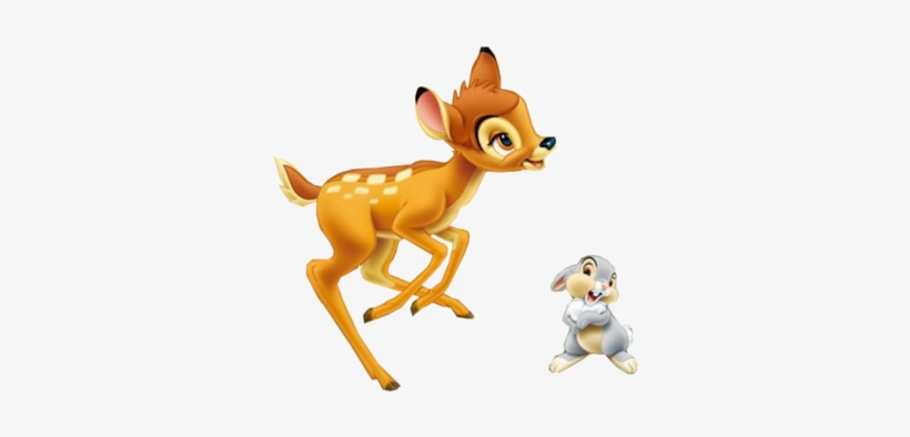 Bambi And Thumper - Bambi Disney, transparent png