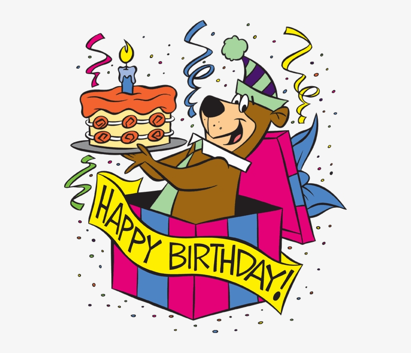 Yogi Bear Asks For Canned Food To Be Donated To The - Yogi Bear Birthday Card, transparent png