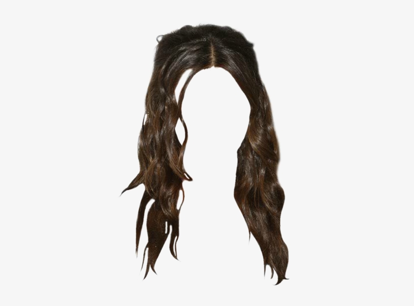 Danielle Campbell Long Curly Casual Half Up Hairstyle - Lace Wig, transparent png