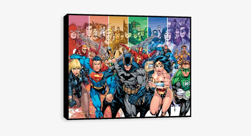 Justice League Lineup - Dc Comics Justice League Poster, transparent png