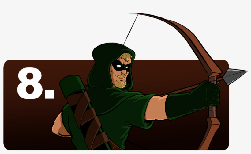 Aaah, Green Arrow, One Of The Lamer Dc Superheroes - Cartoon, transparent png
