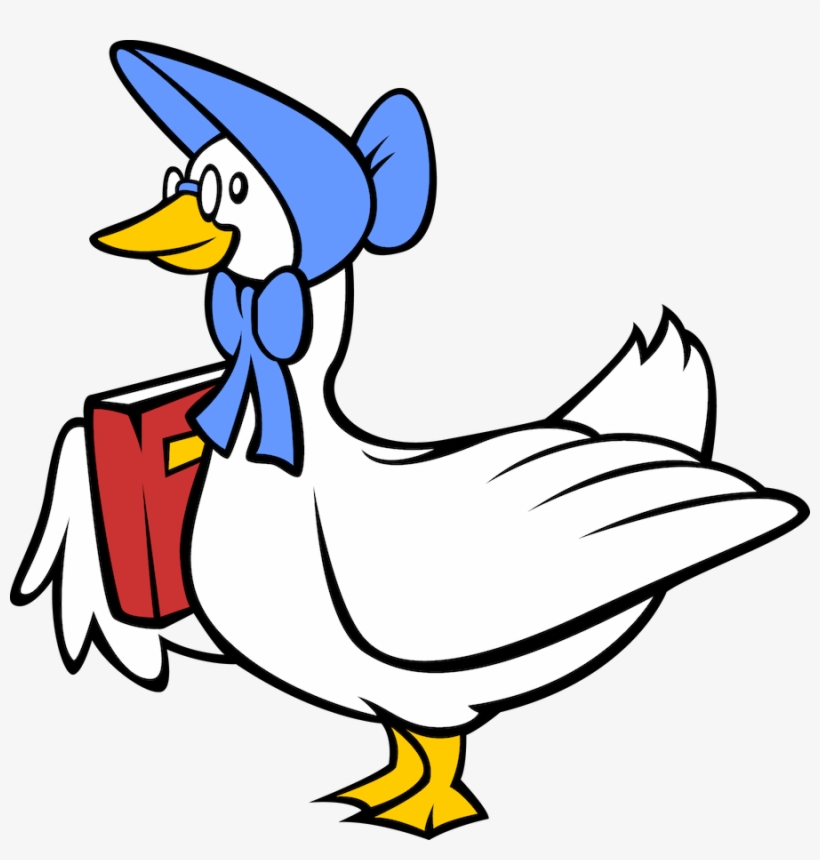 Clip Black And White Mother Free On Dumielauxepices - Clip Art Mother Goose, transparent png