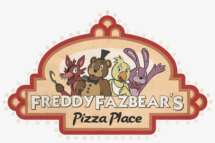 Freddy Fazbear Pizza Logo 2 By Kaizerin-d886g42 - Freddy Fazbear Pizza Title, transparent png